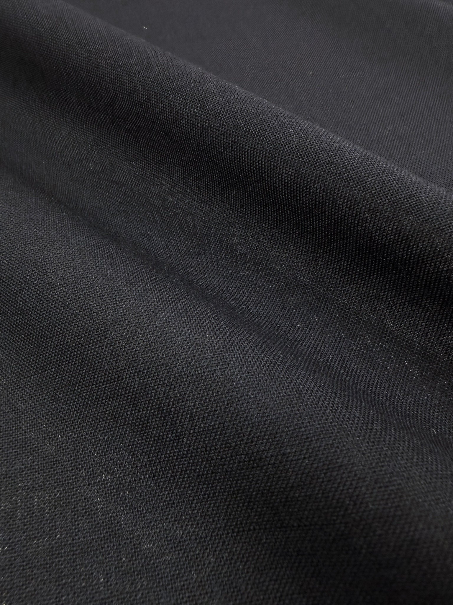 Pure Worsted Wool Suiting - Ink - 155cm