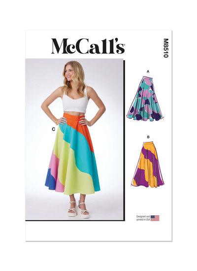 Pattern - Mccall's - M8510 - Misses’ Skirts