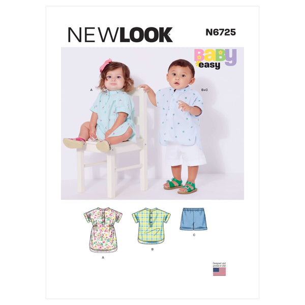 Pattern - NEW LOOK - 6725 - Babies’ Separates