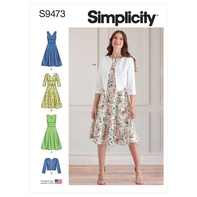 Pattern - Simplicity - S9473 - Misses’ Dress and Jacket