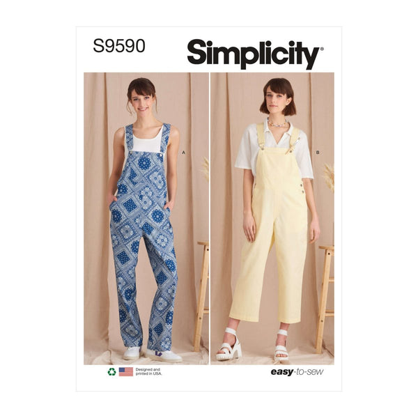 Pattern - Simplicity - S9590 - Misses Overalls