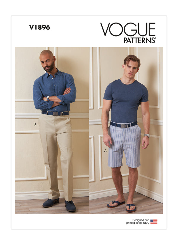 Pattern - Vogue - V1896 -  Men's Shorts and Pants