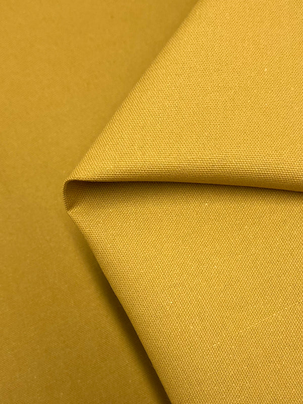 Linen Canvas - Mustard - 150cm