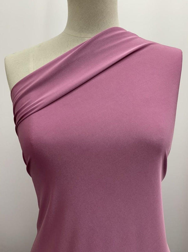 Super Cheap Fabrics - Plain Summer Knit - Pink - 150cm