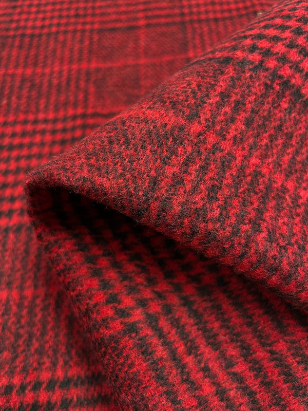 Designer Wool - Houndstooth - 156cm - Super Cheap Fabrics