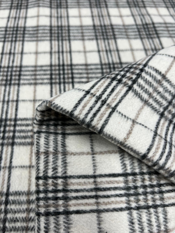 Designer Wool - Glen Check - 150cm - Super Cheap Fabrics