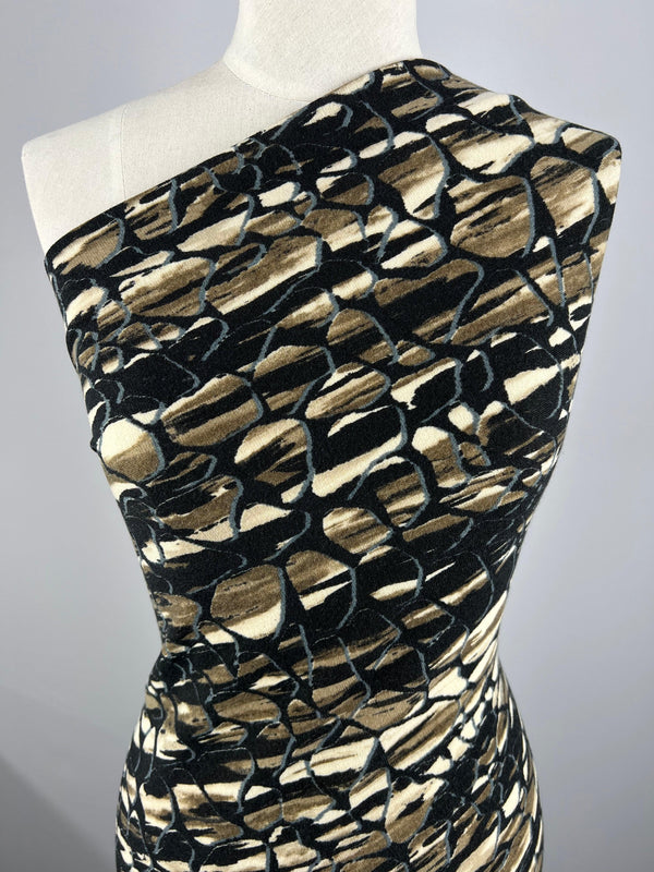 Textured Knit - Safari - 147cm - Super Cheap Fabrics