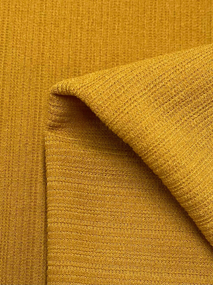 Textured Knit - Saffron - 150cm - Super Cheap Fabrics