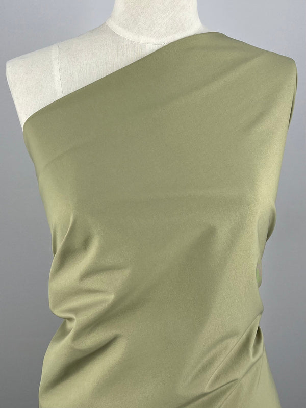 Delustered Satin - Gray Green - 150cm - Super Cheap Fabrics