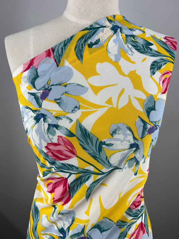 Textured Chiffon - Summer Bloom - 150cm - Super Cheap Fabrics