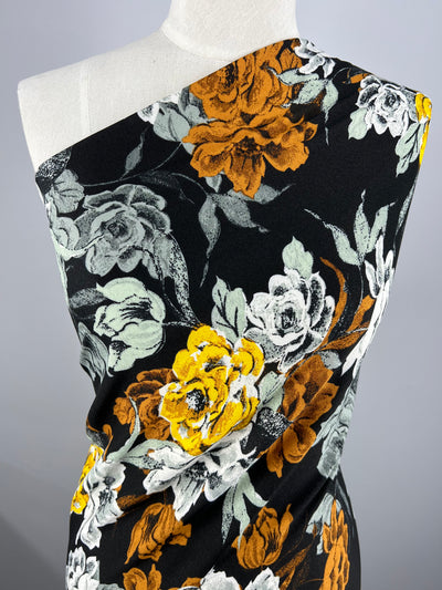 Printed Crepe - Marigoldine - 150cm