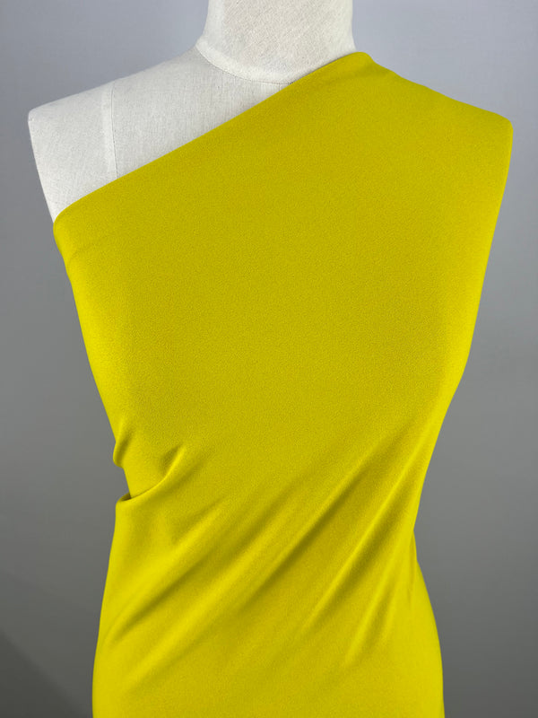 Plain Scuba Crepe - Yellow Jasmine - 150cm