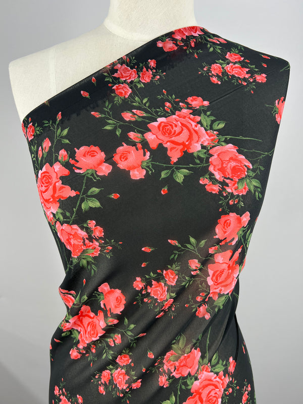 Printed Chiffon - Rosey - 160cm