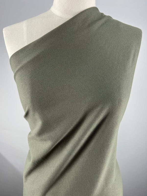 Cotton Jersey - Military Green - 155cm