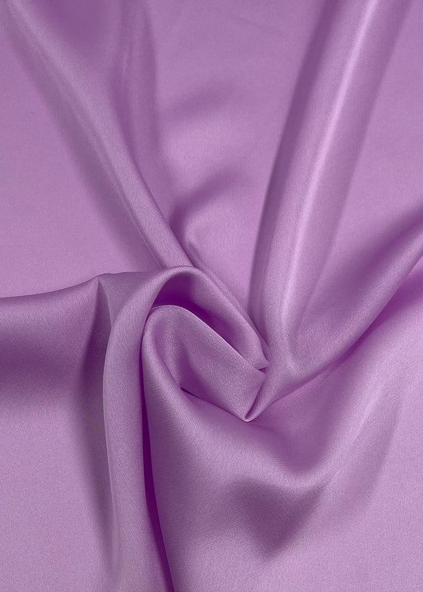 Habutae Satin - Lavender - 150cm - Super Cheap Fabrics