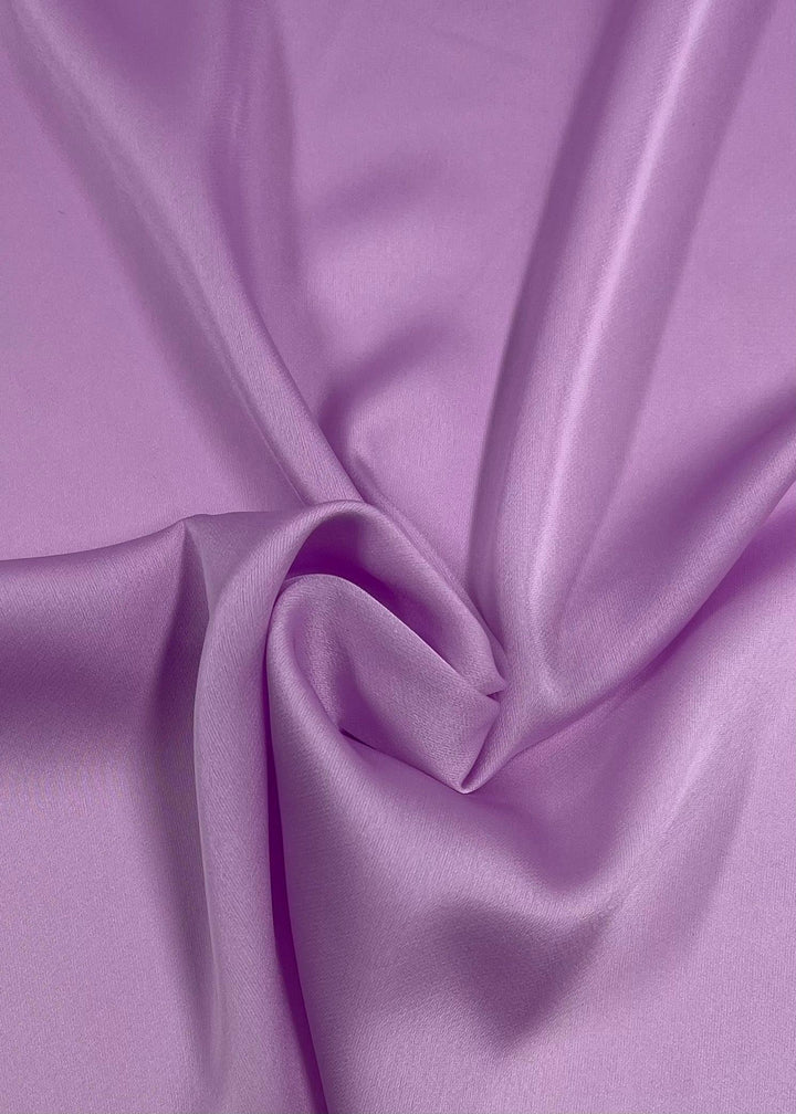 Habutae Satin - Lavender - 150cm - Super Cheap Fabrics