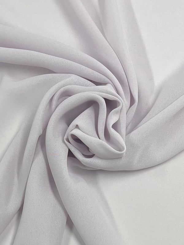 Plain Georgette - Orchid Ice - 112CM