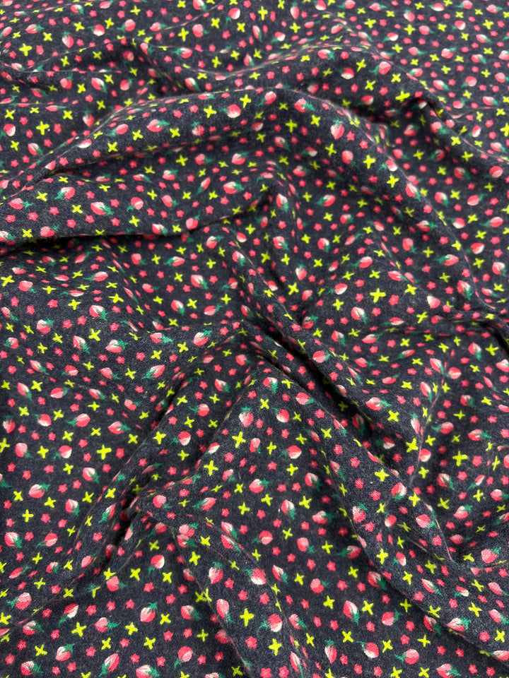 Printed Ramie Cotton - Berry Good - 145cm - Super Cheap Fabrics