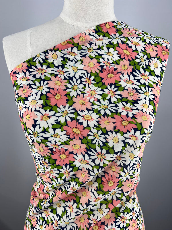 Printed Chiffon - Delicate Daisy - 150cm