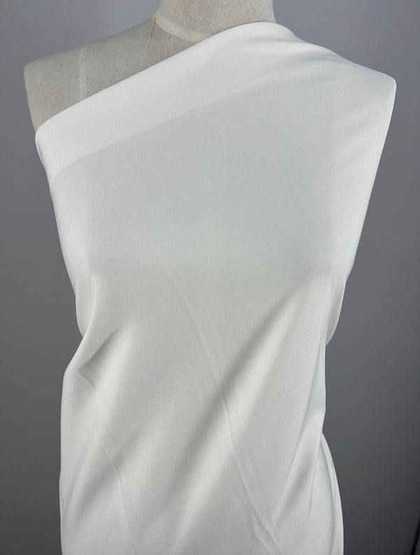 Mercerised Cotton - White - 150cm