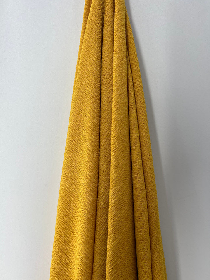 Textured Knit - Saffron - 150cm - Super Cheap Fabrics