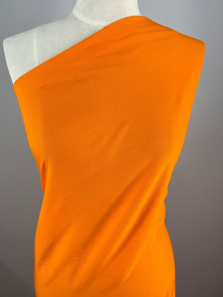 Plain Rayon - Vibrant Orange - 140cm - Super Cheap Fabrics