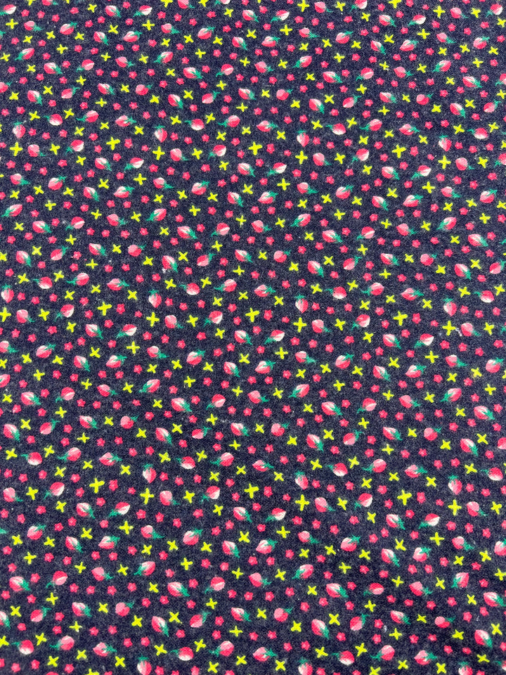 Printed Ramie Cotton - Berry Good - 145cm - Super Cheap Fabrics